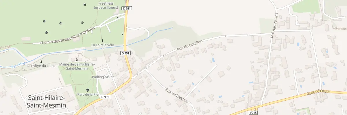 Plan du 122 Rue du Bouillon à Saint-Hilaire-Saint-Mesmin