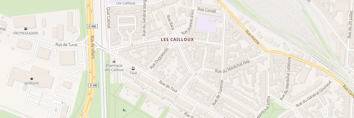 Plan du 8 Rue du Mal Kellermann à Calais