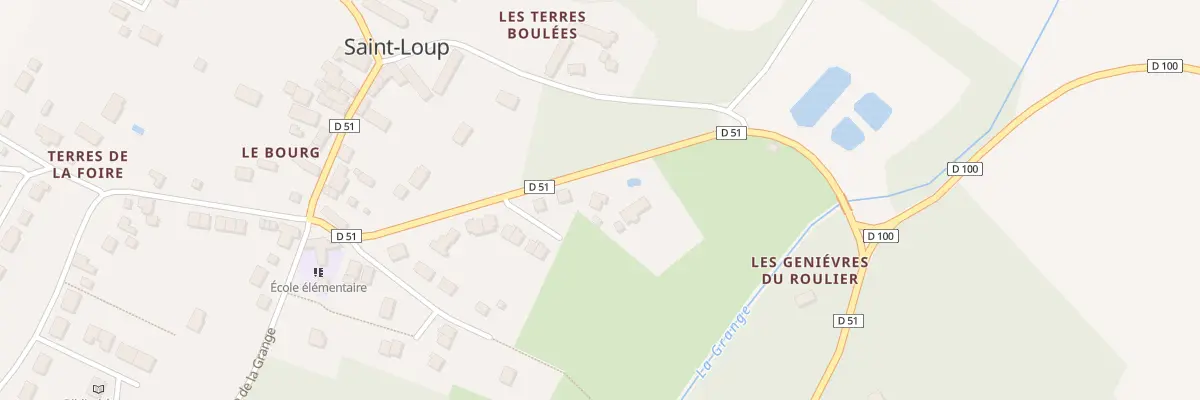 Plan du 10 Rue des Geniévres du Roulier à Saint-Loup