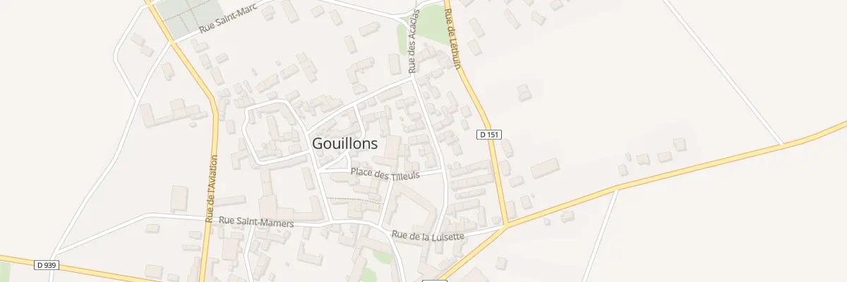 Plan du 1 Rue des Acacias à Gouillons