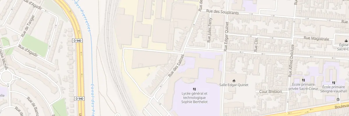Plan du 39 Rue des Salines à Calais