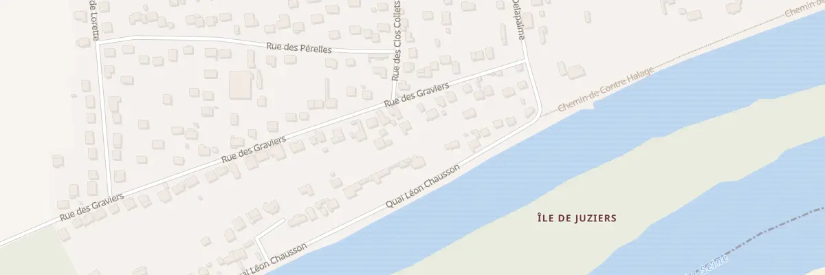 Plan du 21 Rue des Graviers à Juziers