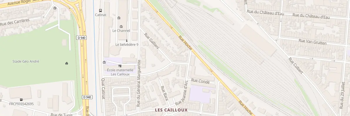 Plan du 45 Rue Gallieni à Calais