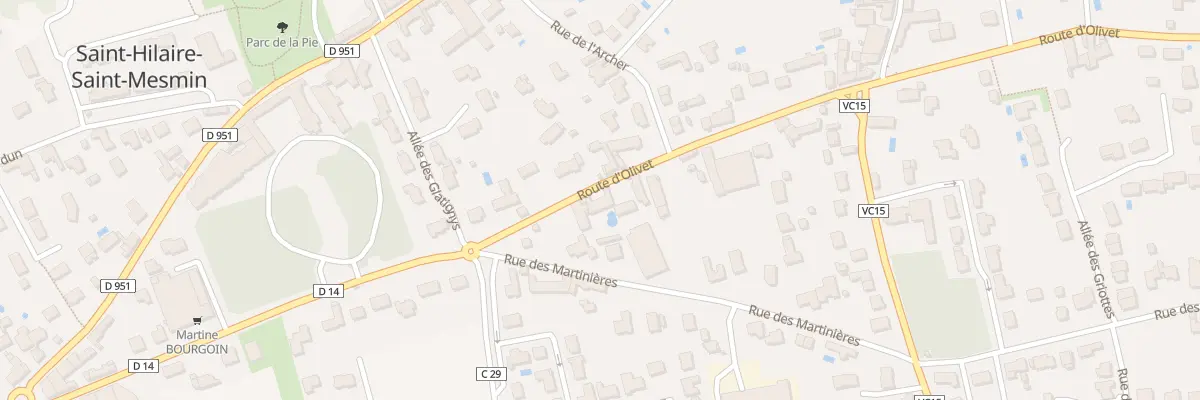 Plan du 504 Rte d’Olivet à Saint-Hilaire-Saint-Mesmin