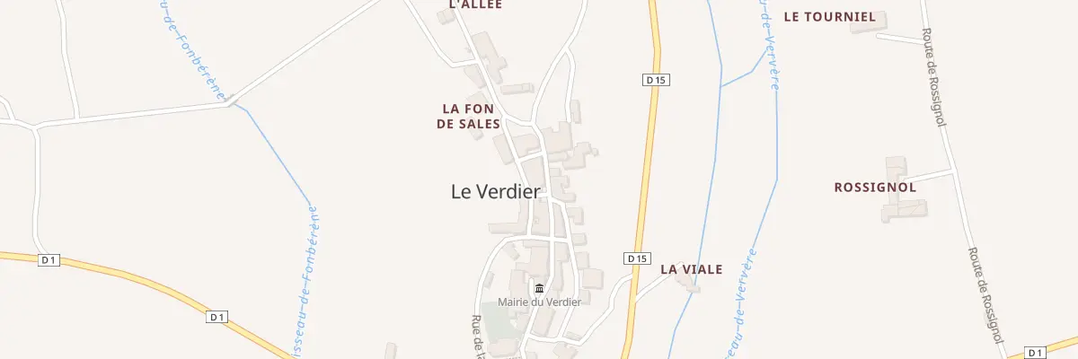 Plan du 5031 Le Verdier au Verdier