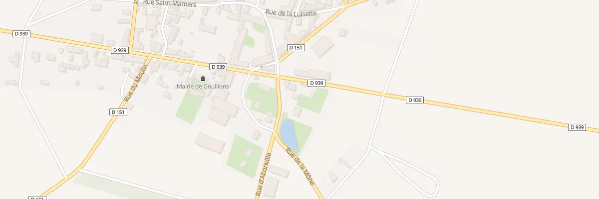Plan du 1 Rue d’Abonville à Gouillons