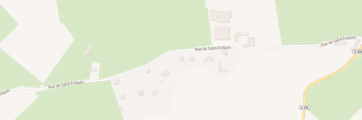 Plan du 510 Rte de Saint Folquin à Henneveux