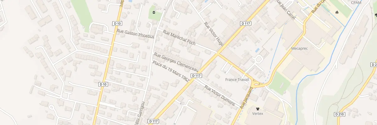 Plan du 6 Rue Georges Clémenceau à Lavelanet