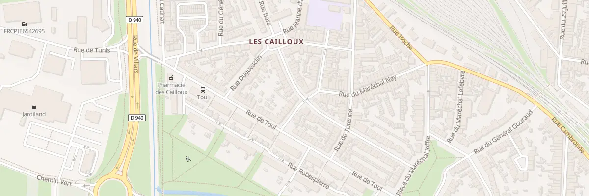 Plan du 20 Rue du Mal Kellermann à Calais