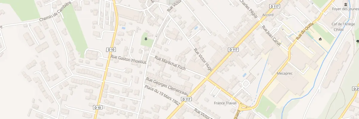 Plan du 4B Rue Maréchal Foch à Lavelanet