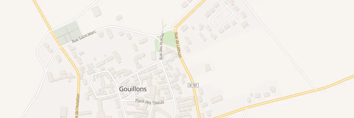 Plan du 3 Rue de Lethuin à Gouillons