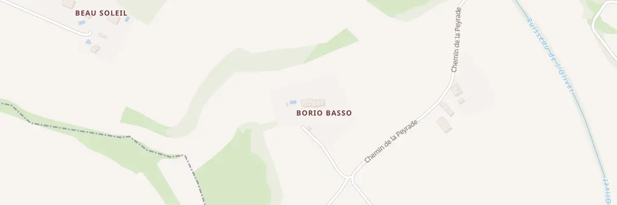 Plan du 21 Borio Basso à Falga