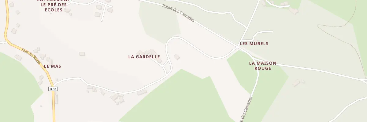 Plan du 8 La Gardelle à Albussac