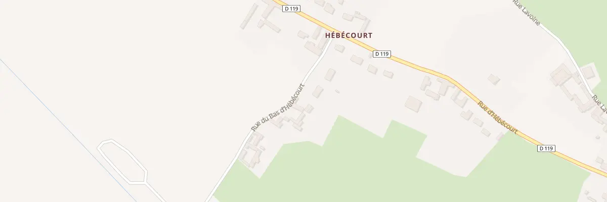 Plan du 113 Rue du Bas d’Hebecourt à Saulchoy