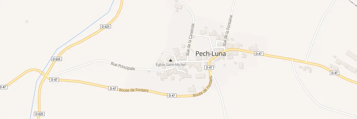Plan du 10 Rue Principale à Pech-Luna