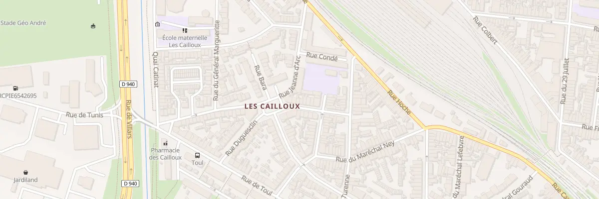 Plan du 16 Rue du Mal Soult à Calais