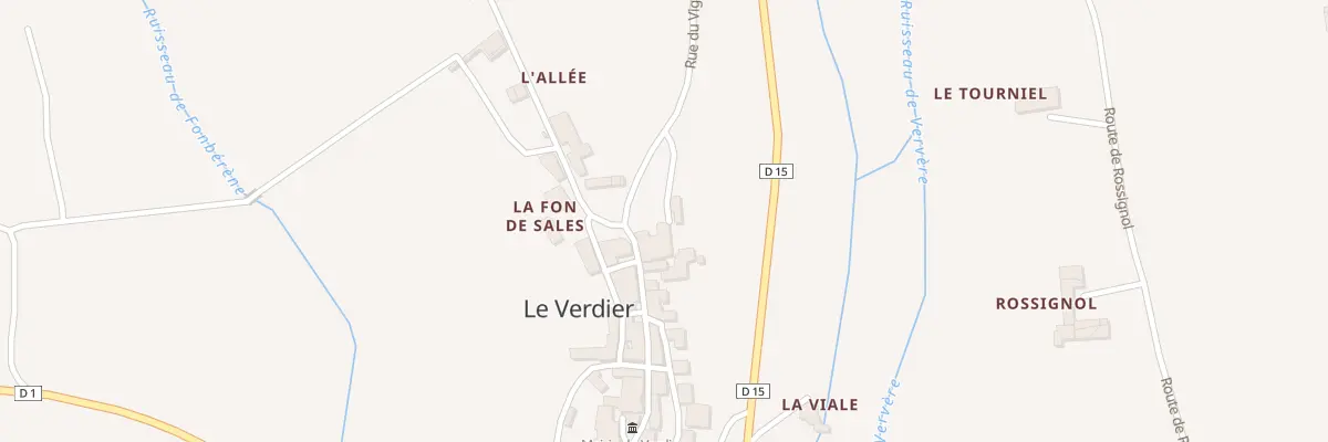Plan du 5027 Le Verdier au Verdier