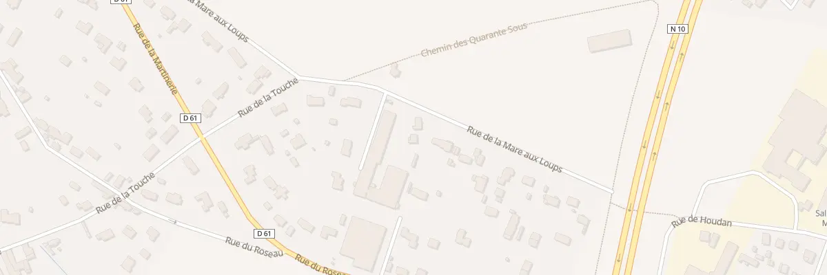 Plan du 17 Rue de la Mare aux Loups au Perray-en-Yvelines