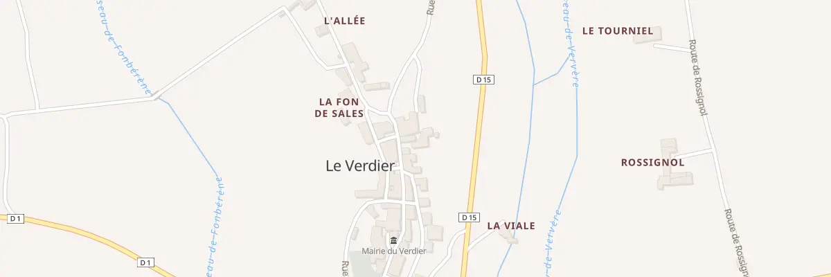 Plan du 5026 Le Verdier au Verdier