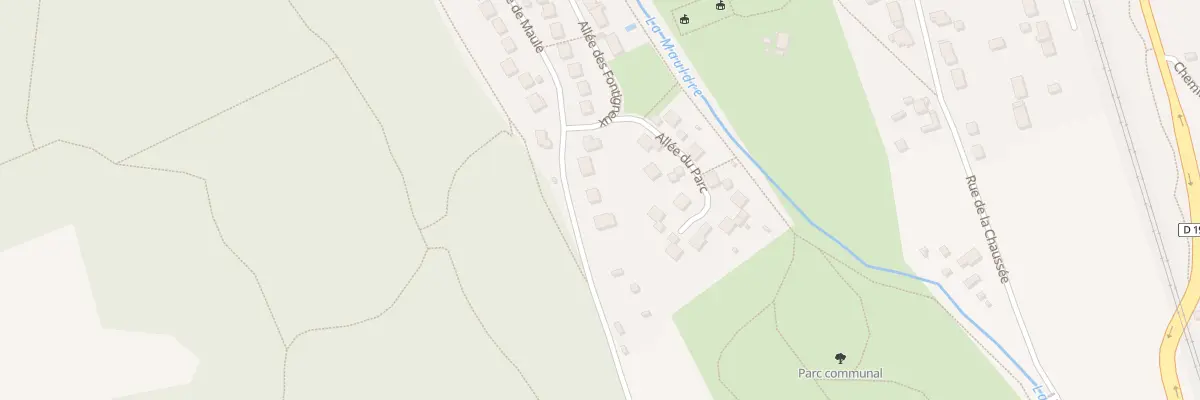 Plan du 5060 Rue de Maule à Aulnay-sur-Mauldre