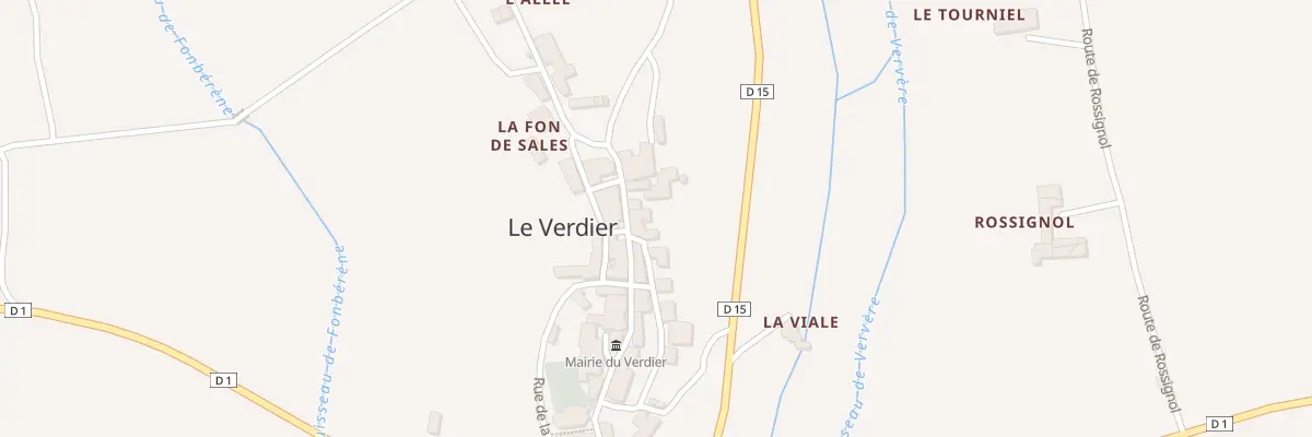 Plan du 5024 Le Verdier au Verdier