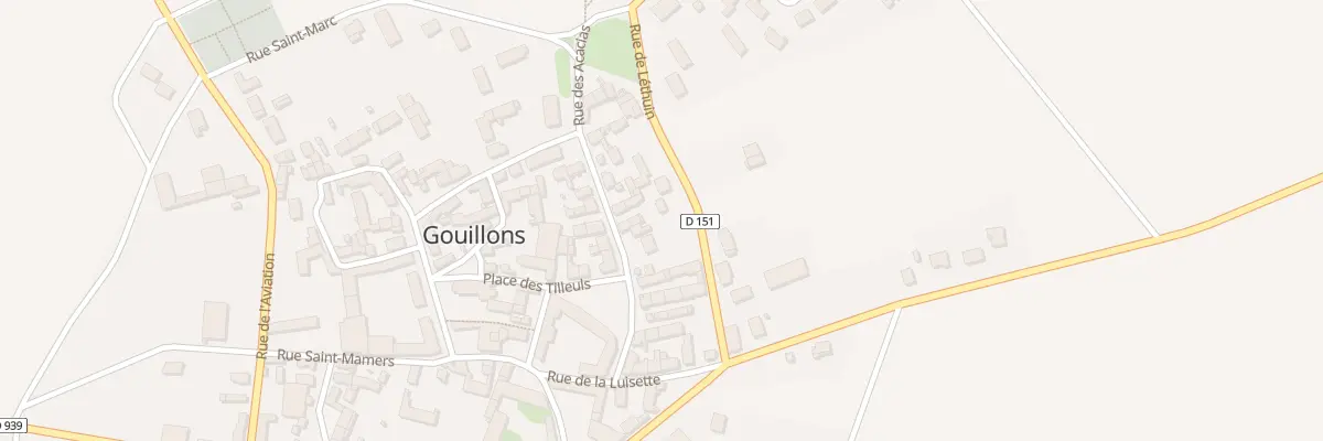 Plan du 14 Rue des Acacias à Gouillons