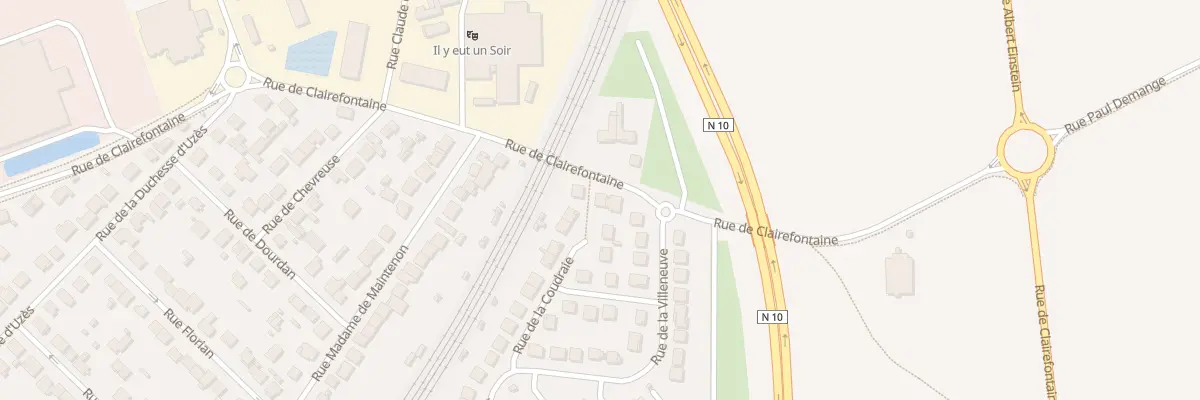 Plan du 60 Rue de Clairefontaine à Rambouillet