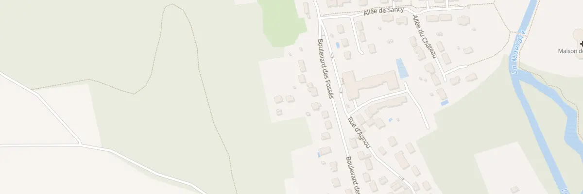 Plan du 67B Bd des Fossés à Maule