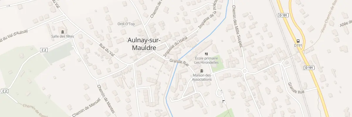 Plan du 26B Grande Rue à Aulnay-sur-Mauldre
