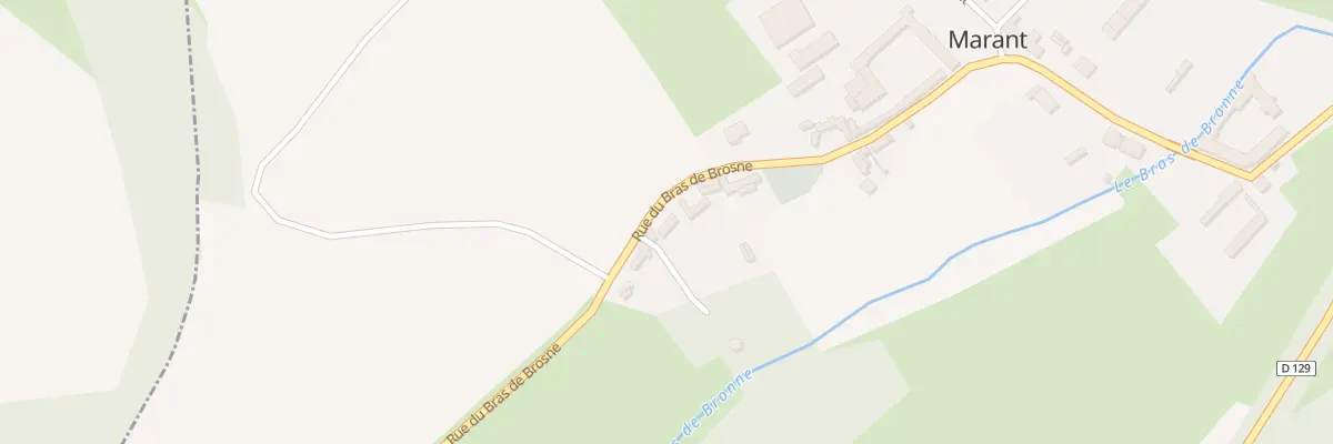 Plan du 35 Rue du Bras de Brosne à Marant