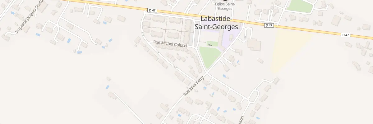 Plan du 11 Rue Lucie Aubrac à Labastide-Saint-Georges