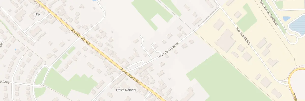 Plan du 89 Rue de la Justice à Ingré