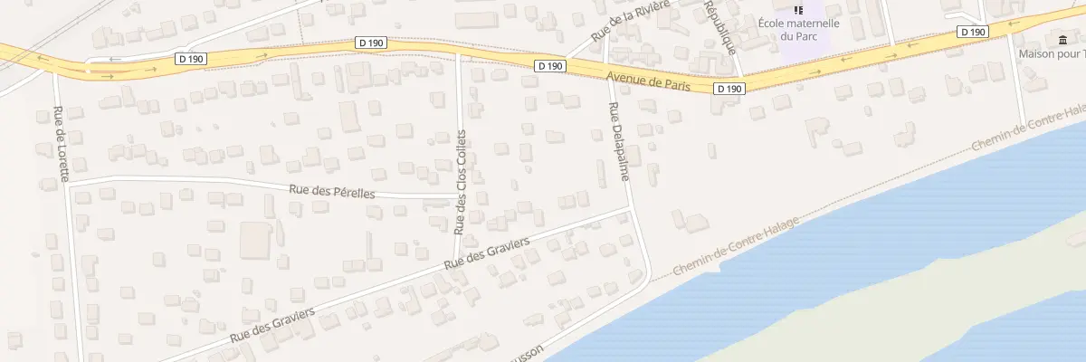 Plan du 10 Rue des Graviers à Juziers