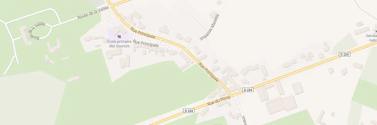 Plan du 7 Rue Principale à Colembert