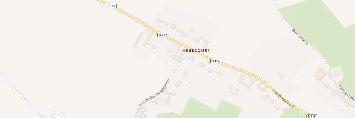 Plan du 30 Rue du Bas d’Hebecourt à Saulchoy