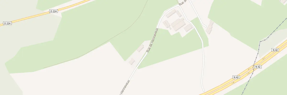 Plan du 8 Imp du Fonds d’Henneveux à Colembert