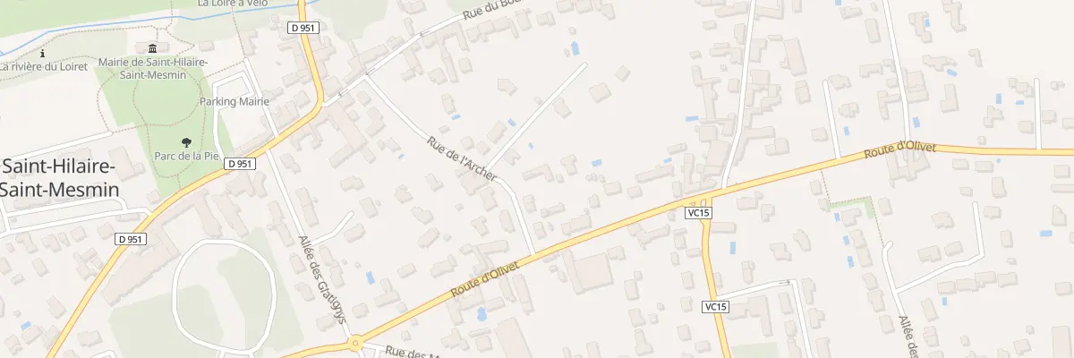 Plan du 165 Rue de l’Archer à Saint-Hilaire-Saint-Mesmin