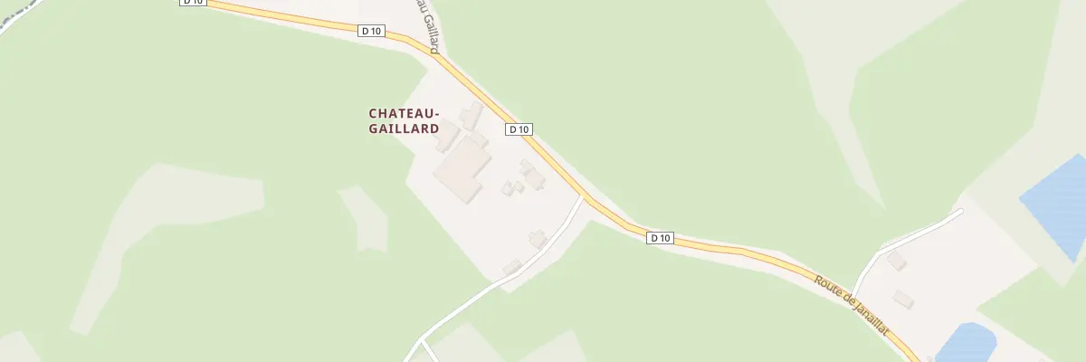 Plan du 3 Château Gaillard à Pontarion