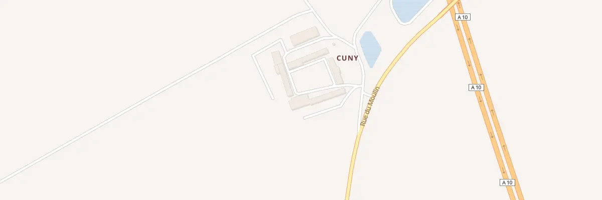 Plan de Cuny à Gidy
