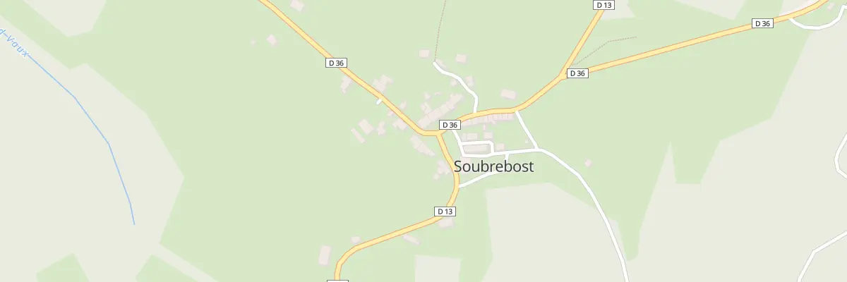 Plan du 5001 Le Bourg à Soubrebost