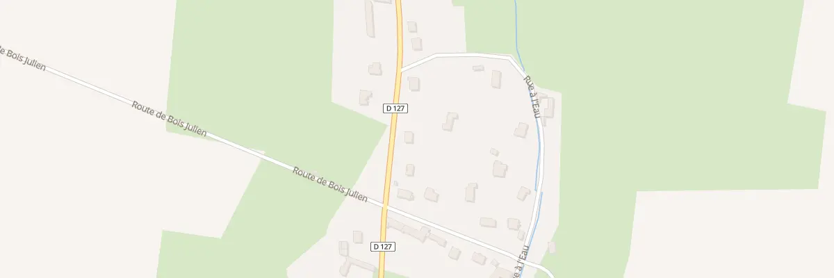 Plan du 126 Rte de Desvres à Doudeauville