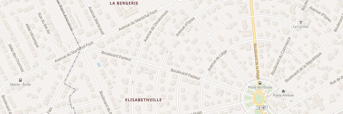 Plan du 20 Av d’Ypres à Aubergenville
