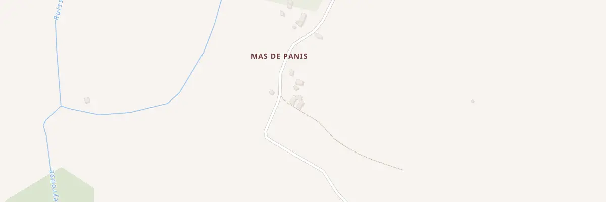 Plan du 5257 Mas de Panis à Parisot