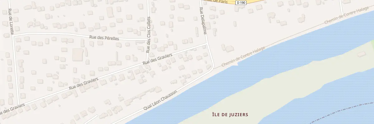 Plan du 7 Rue des Graviers à Juziers