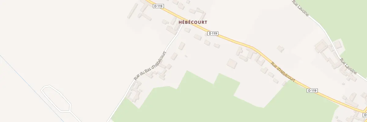 Plan du 103 Rue du Bas d’Hebecourt à Saulchoy