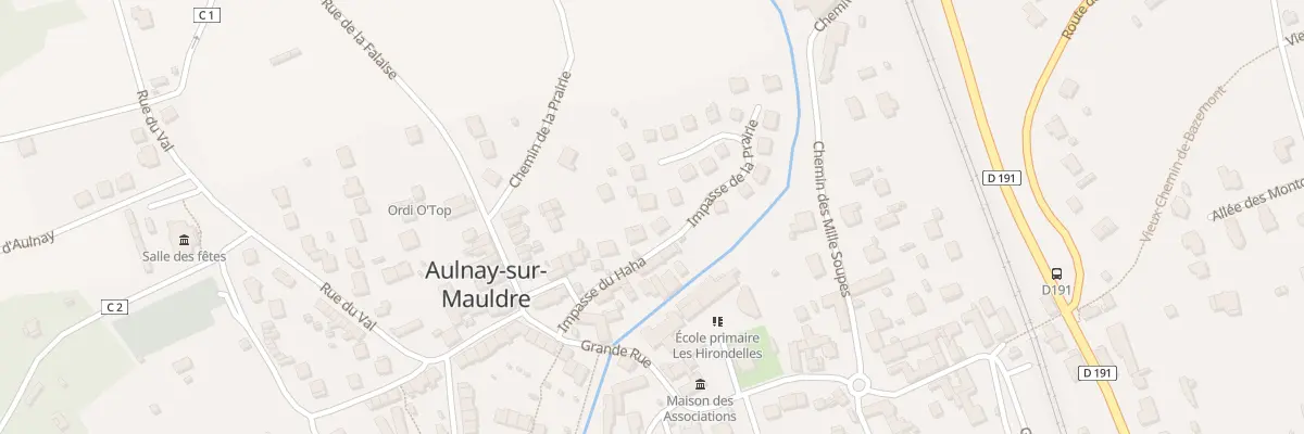 Plan du 7 Imp du Haha à Aulnay-sur-Mauldre