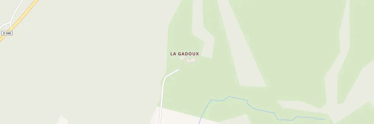 Plan du 1 La Gadour à Saint-Hilaire-les-Courbes