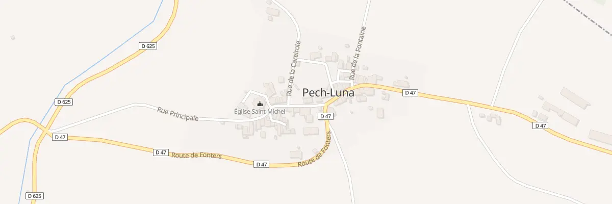 Plan du 2 Rue Principale à Pech-Luna