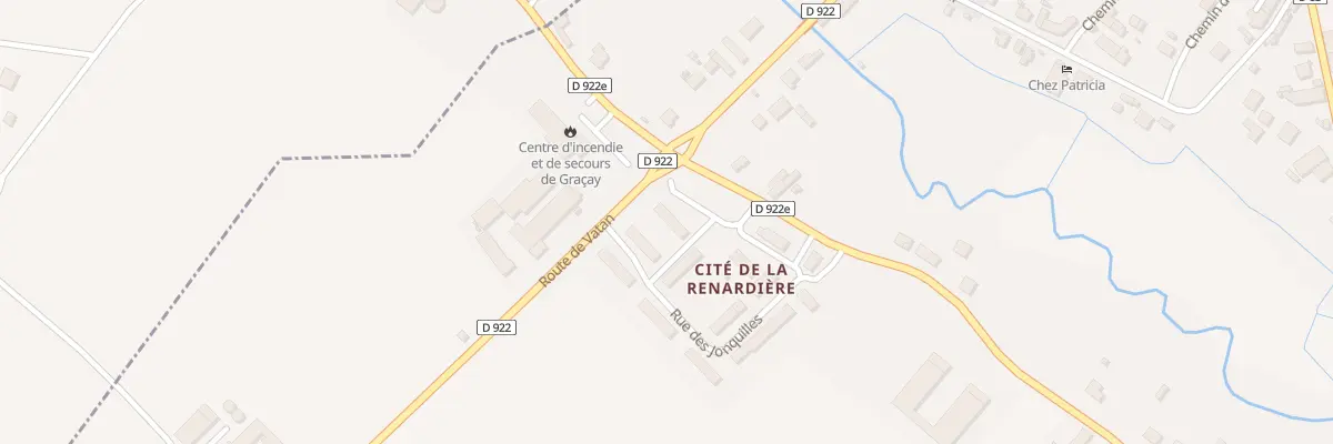 Plan du 4 Rue des Platanes à Graçay