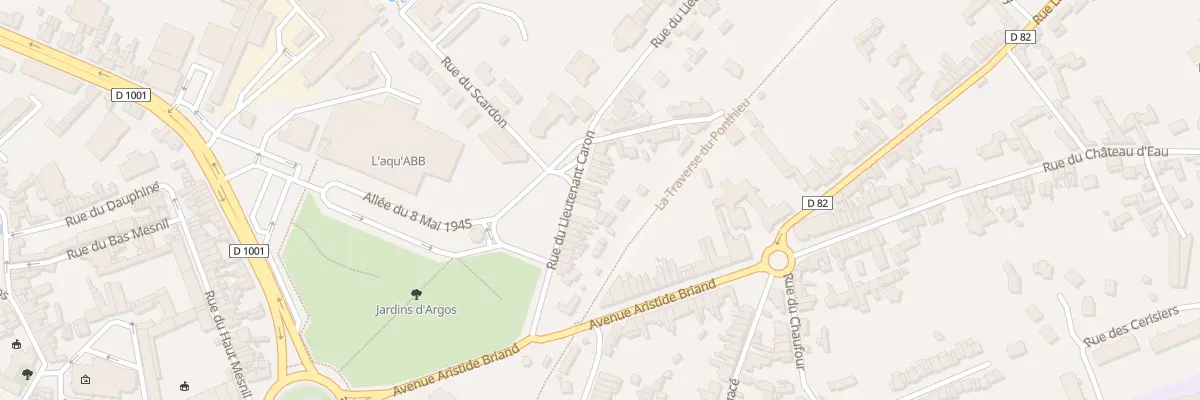 Plan du 22 Rue du Lieutenant Caron à Abbeville